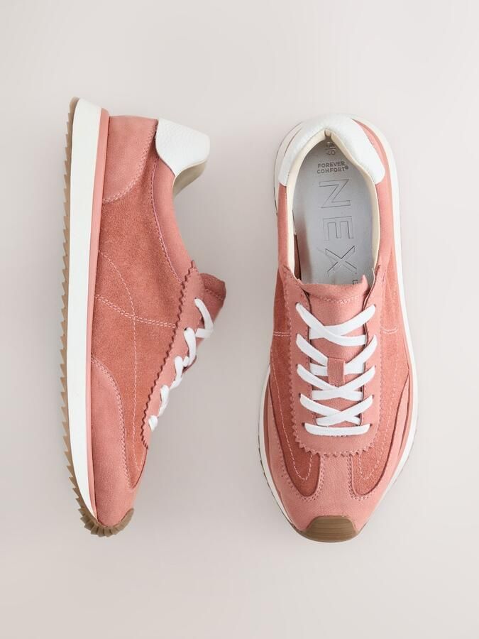 Next Dames Forever Comfort suède sneakers Roze - Foto 6