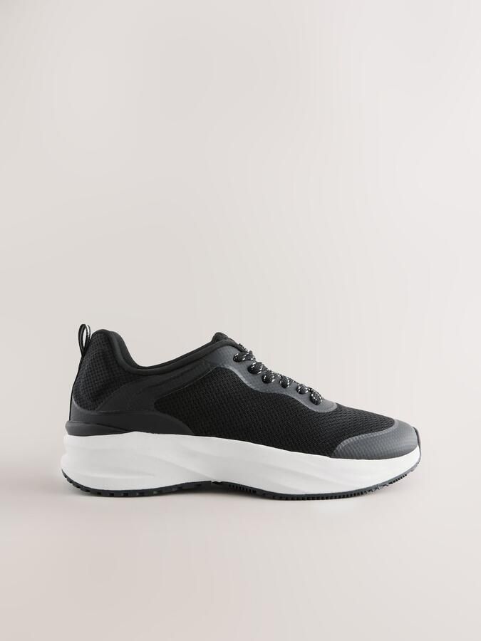 Next Dames Forever Comfort sneakers voor de sportschool met grove zool Zwart - Foto 5