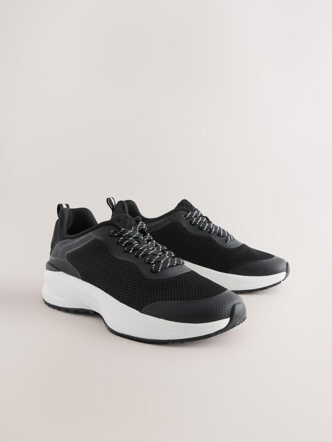 Next Dames Forever Comfort sneakers voor de sportschool met grove zool Zwart - Foto 6