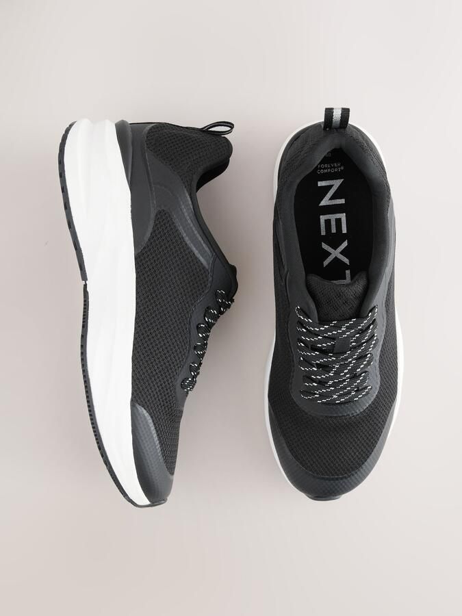 Next Dames Forever Comfort sneakers voor de sportschool met grove zool Zwart - Foto 7