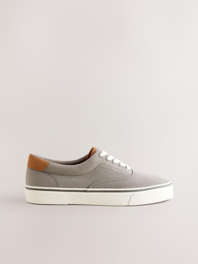 Next Heren Canvas CVO sneakers Grijs - Foto 5