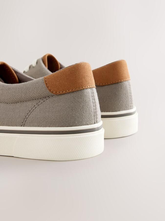 Next Heren Canvas CVO sneakers Grijs - Foto 6