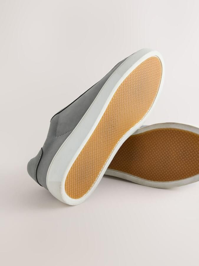 Next Heren Lange smart-casual sneakers Grijs - Foto 5