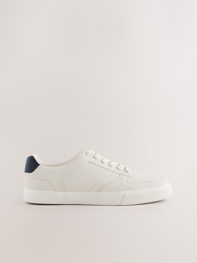 Next Heren Lage sportschoenen Crème - Foto 2