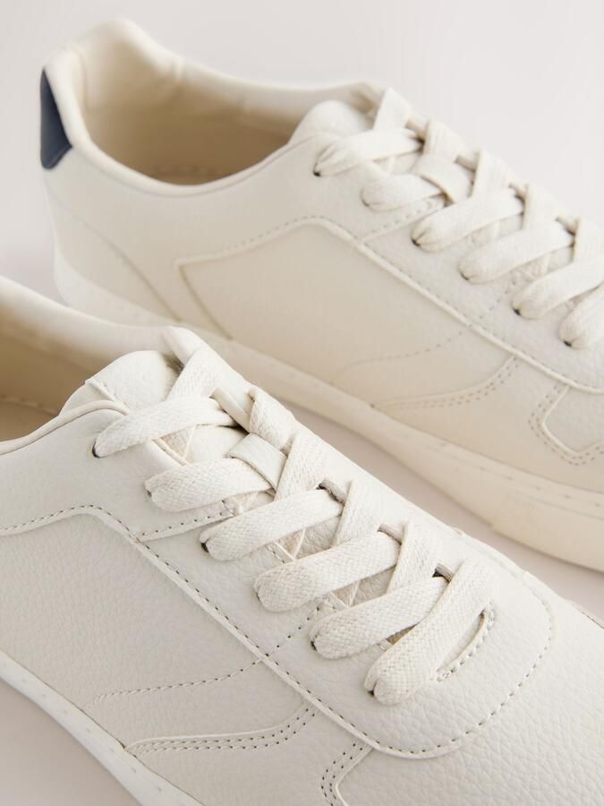 Next Heren Lage sportschoenen Crème - Foto 5