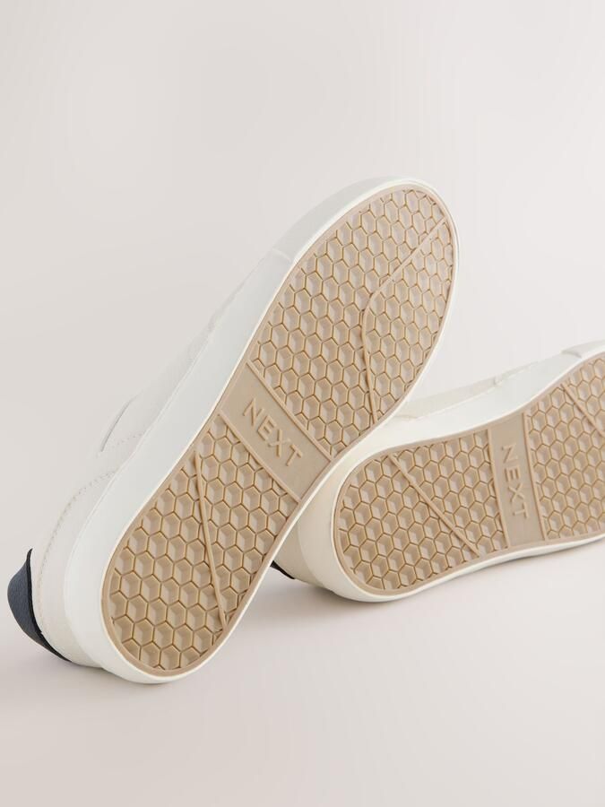 Next Heren Lage sportschoenen Crème - Foto 4
