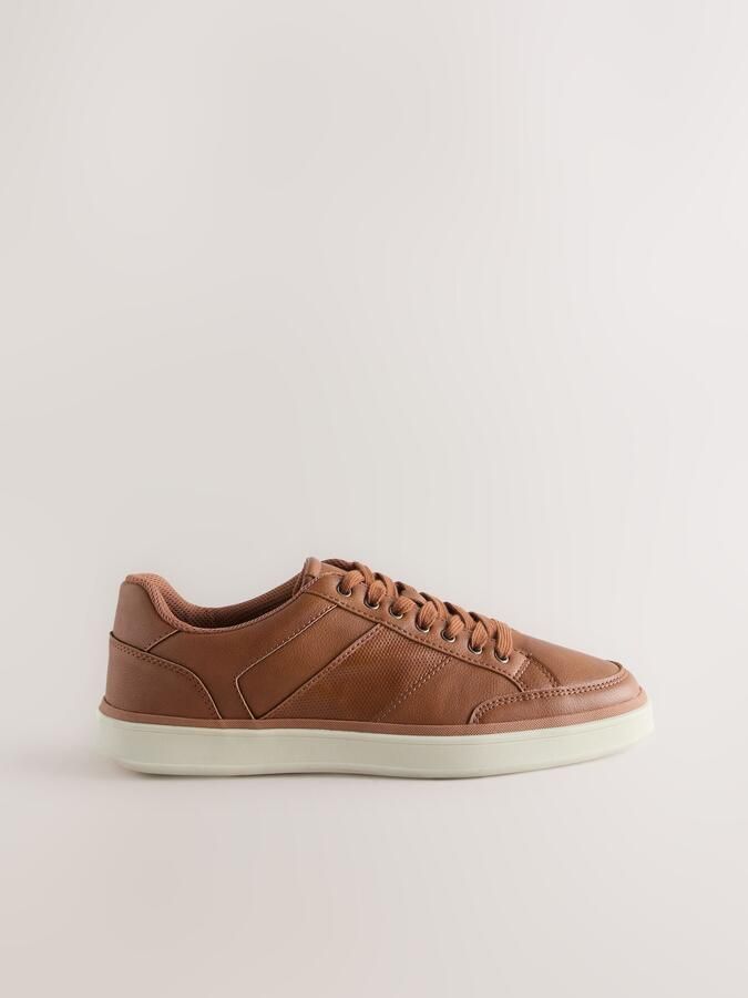 Next Heren Smart-casual sneakers Bruin