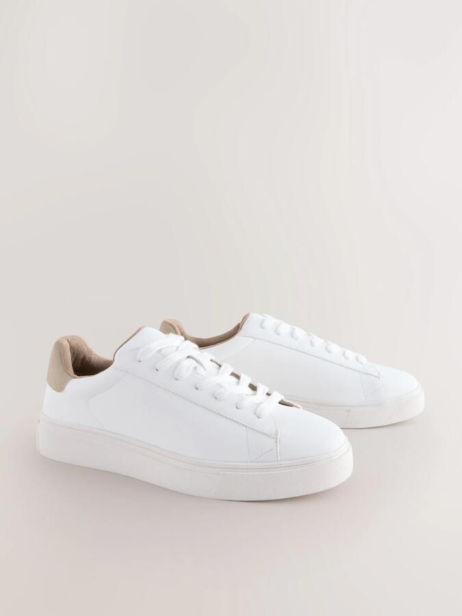 Next Sneakers laag mokka wit - Foto 2
