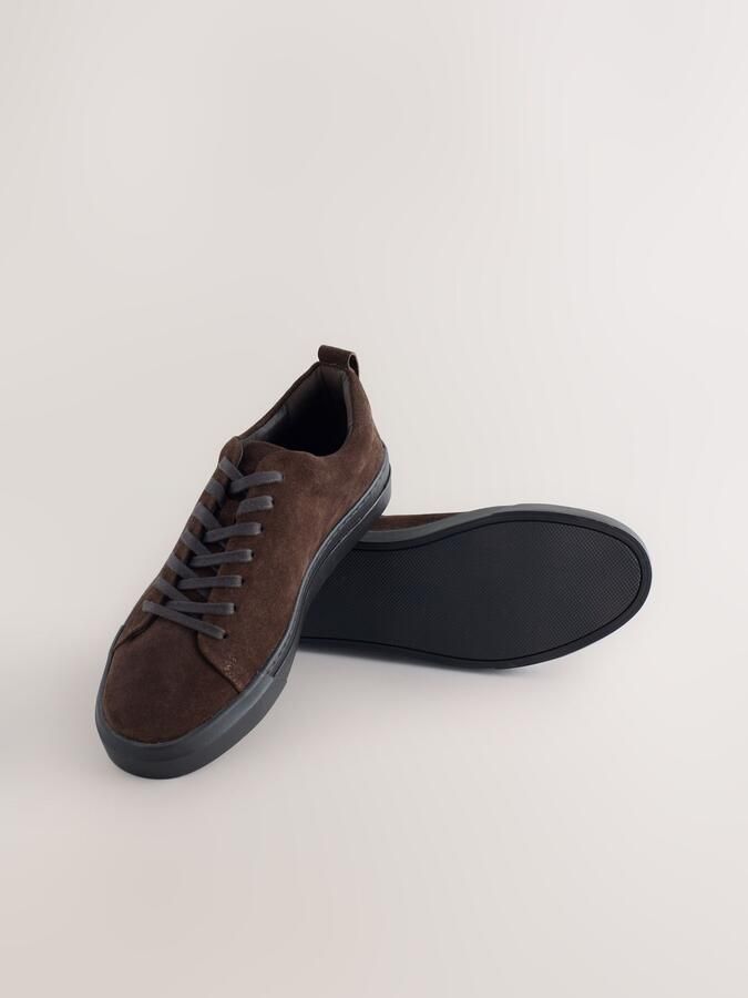 Next Heren N. Premium Flooded Longline sneakers Bruin - Foto 2