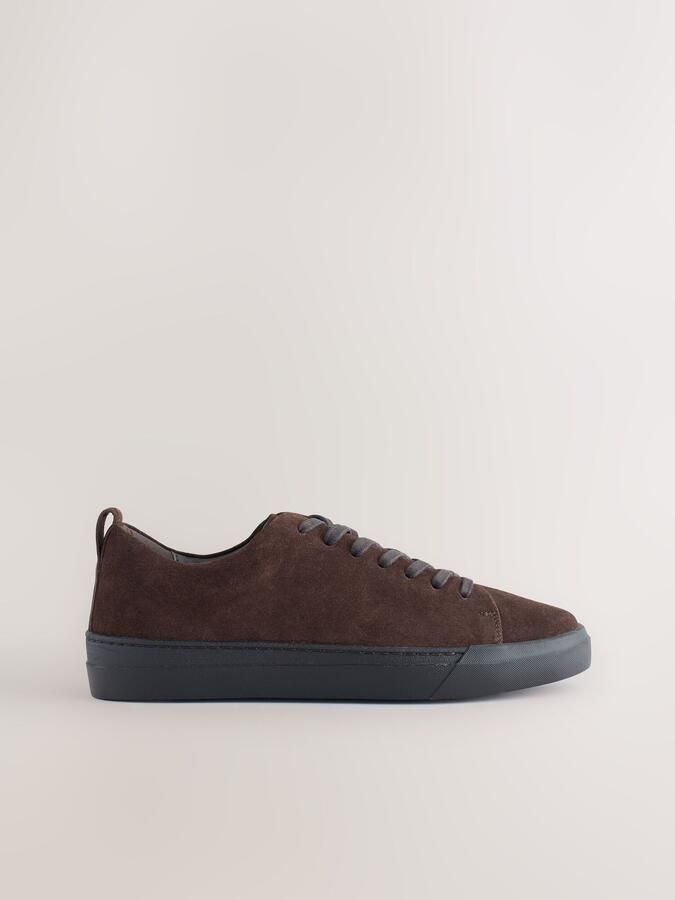 Next Heren N. Premium Flooded Longline sneakers Bruin - Foto 5