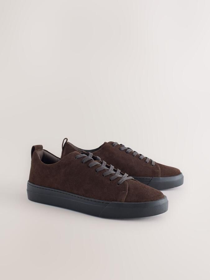 Next Heren N. Premium Flooded Longline sneakers Bruin - Foto 6