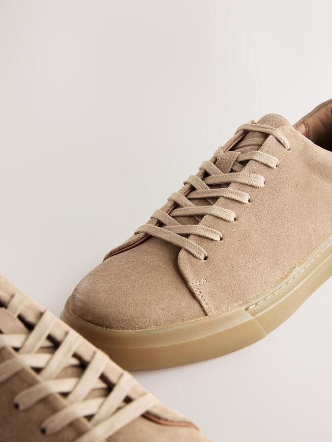 Next Heren N. Premium Flooded Longline sneakers Naturel - Foto 4