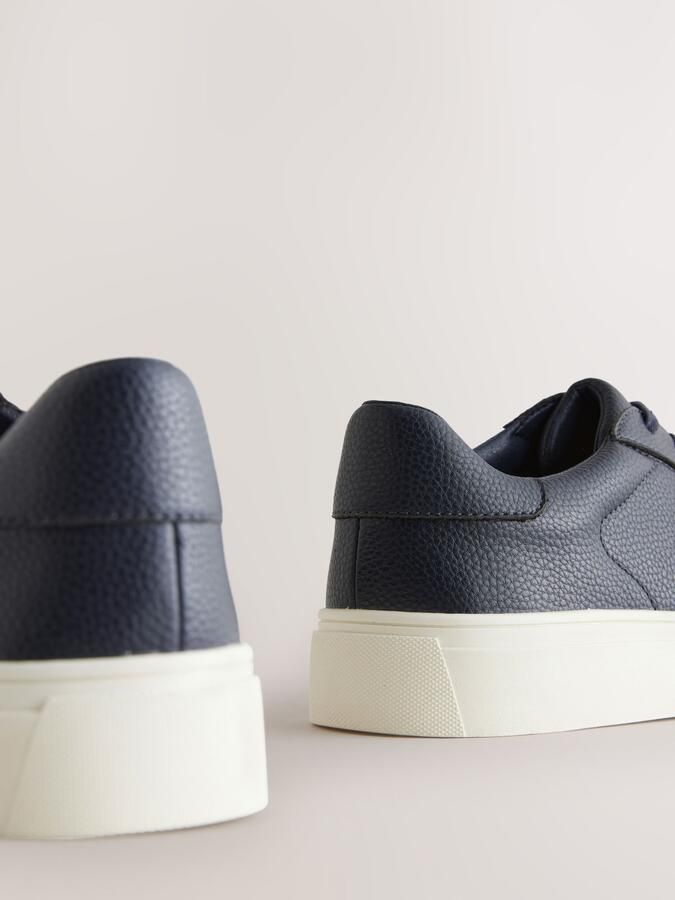 Next Heren Lange smart-casual sneakers Blauw - Foto 2
