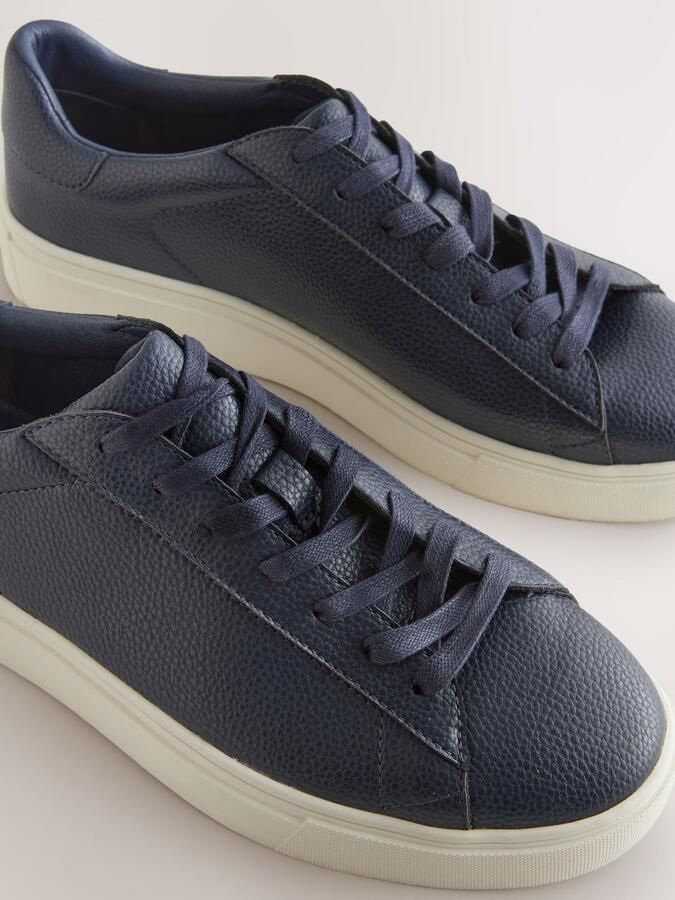 Next Heren Lange smart-casual sneakers Blauw - Foto 3