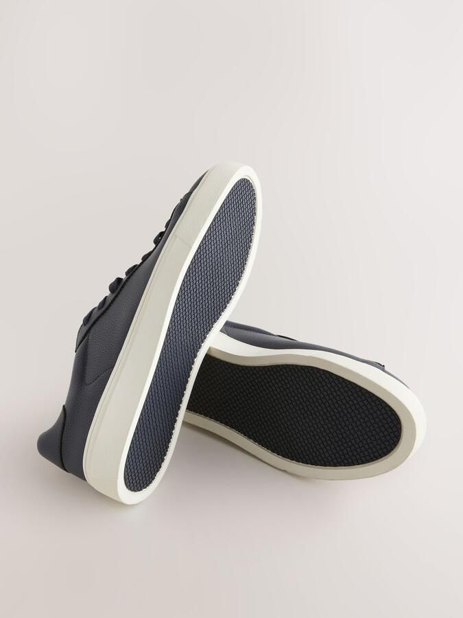 Next Heren Lange smart-casual sneakers Blauw - Foto 4