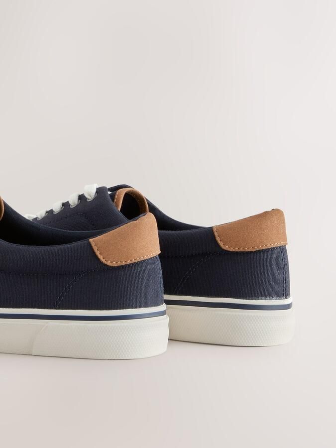Next Heren Canvas CVO sneakers Blauw - Foto 2