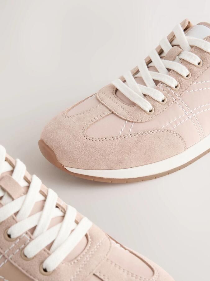 Next Dames Forever Comfort vetersneakers met panelen Bruin - Foto 3