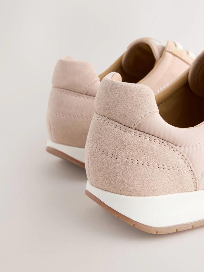 Next Dames Forever Comfort vetersneakers met panelen Bruin - Foto 4