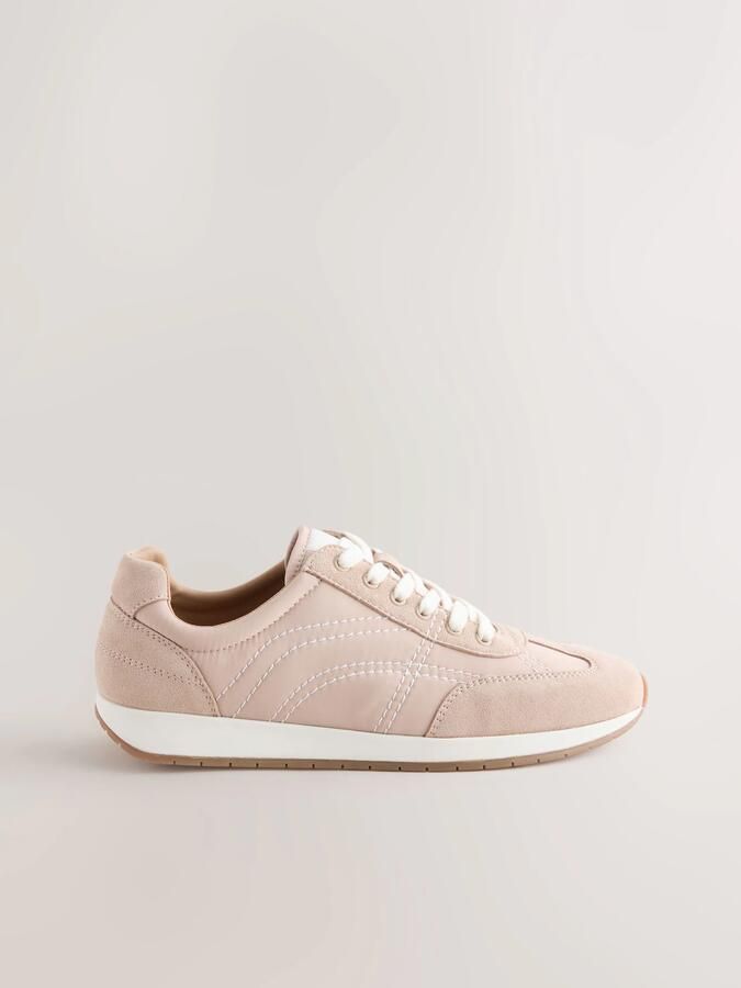 Next Dames Forever Comfort vetersneakers met panelen Bruin - Foto 5
