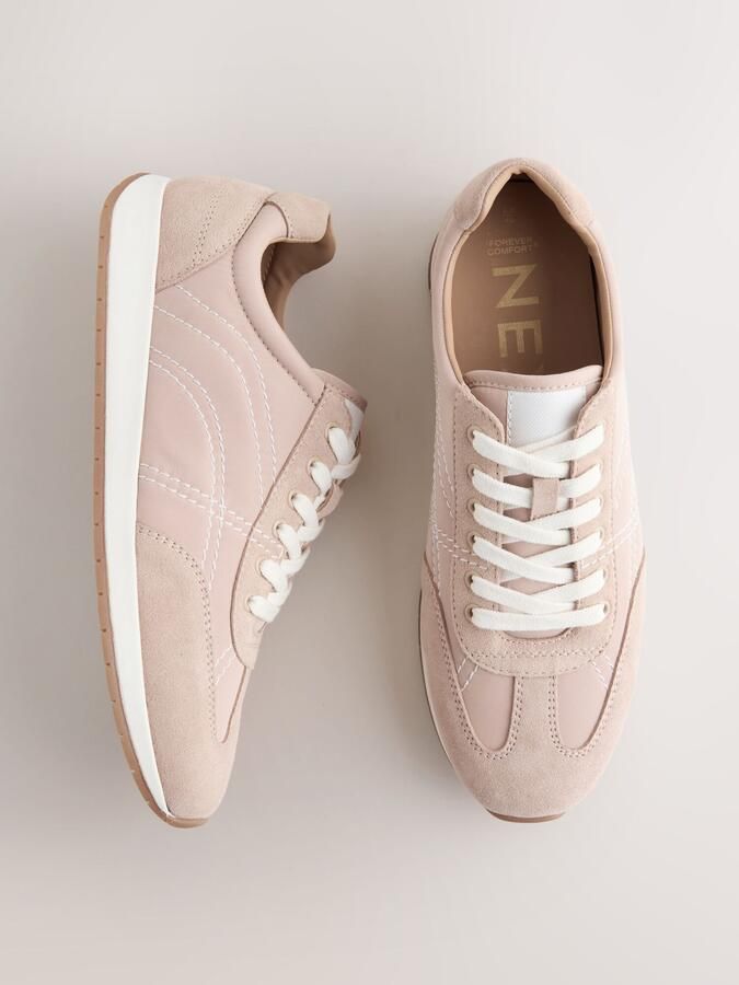 Next Dames Forever Comfort vetersneakers met panelen Bruin - Foto 6
