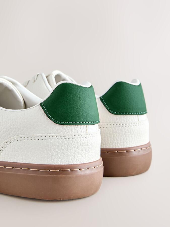 Next Heren Lage sportschoenen Crème - Foto 5