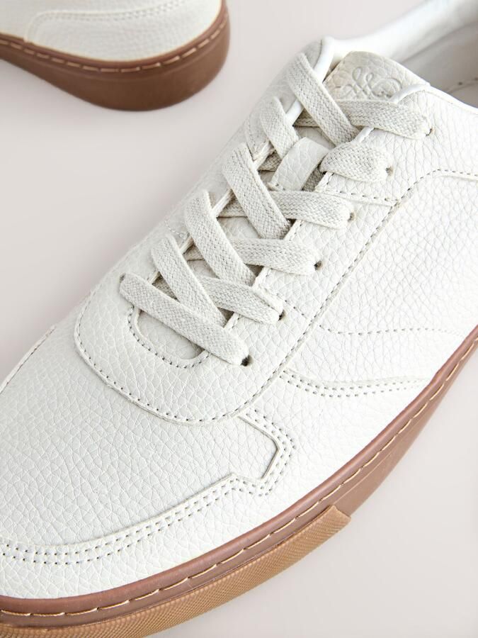 Next Heren Lage sportschoenen Crème - Foto 2