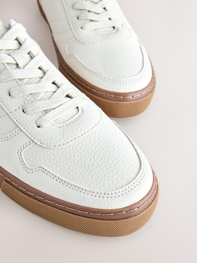 Next Heren Lage sportschoenen Crème - Foto 4
