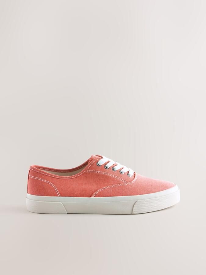 Next Heren Canvas CVO sneakers Rood - Foto 2