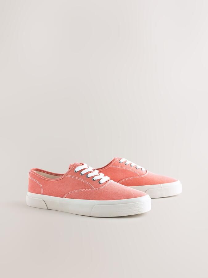 Next Heren Canvas CVO sneakers Rood - Foto 3