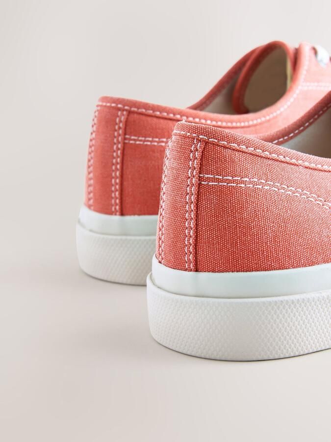 Next Heren Canvas CVO sneakers Rood - Foto 5