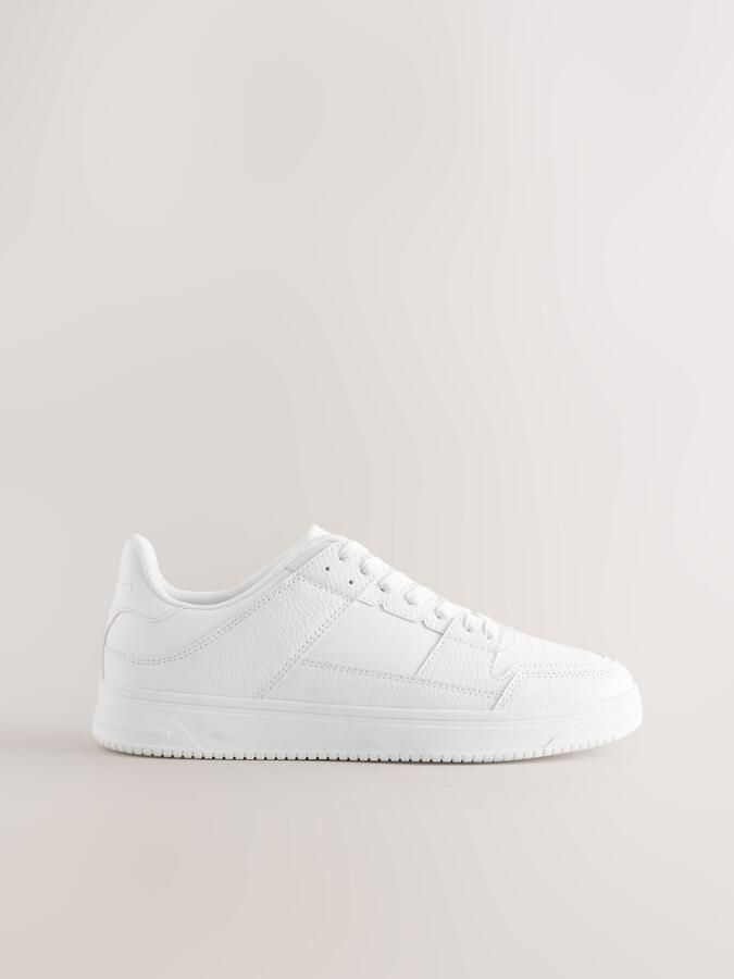 Next Heren Sneakers met dikke zool Wit - Foto 2