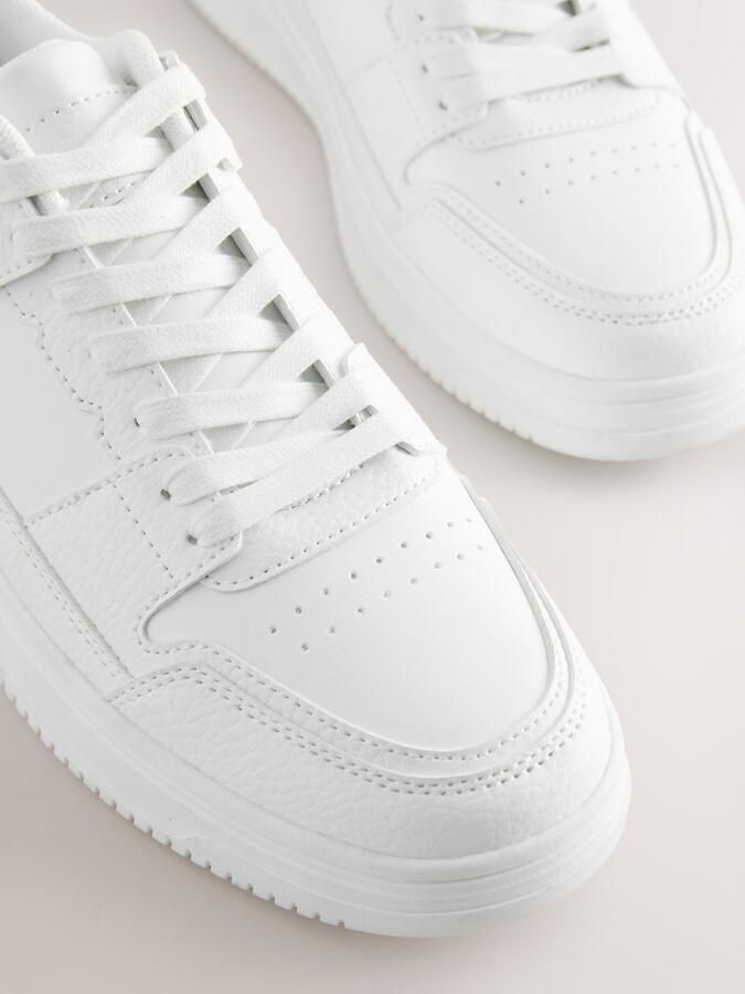 Next Heren Sneakers met dikke zool Wit - Foto 5