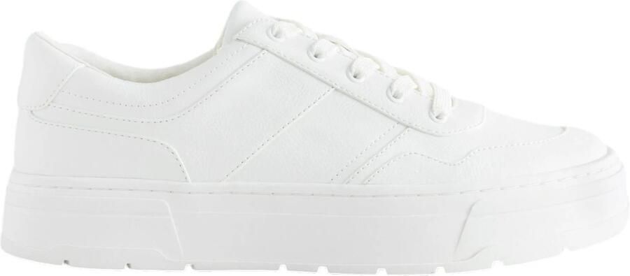 Next Dames Cleat grove vetersneakers Wit
