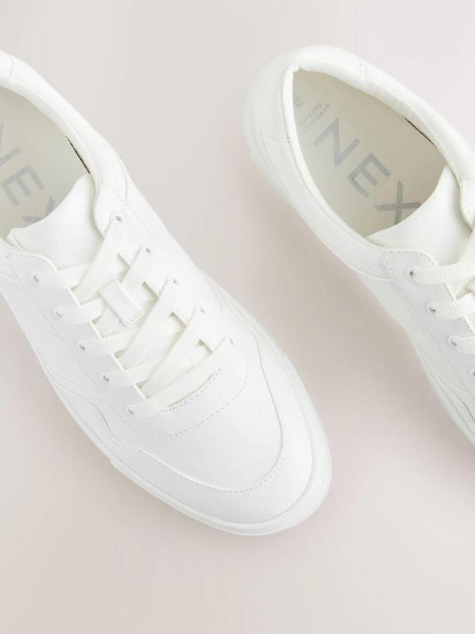 Next Dames Cleat grove vetersneakers Wit - Foto 2
