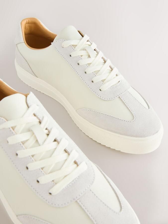 Next Sneakers laag wit wolwit - Foto 3