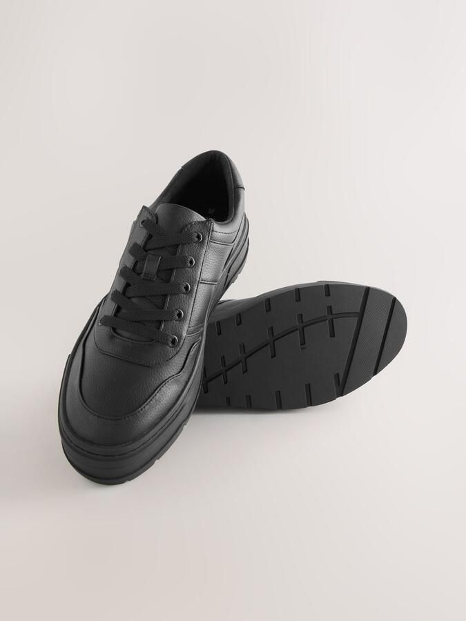 Next Dames Cleat grove vetersneakers Zwart - Foto 5