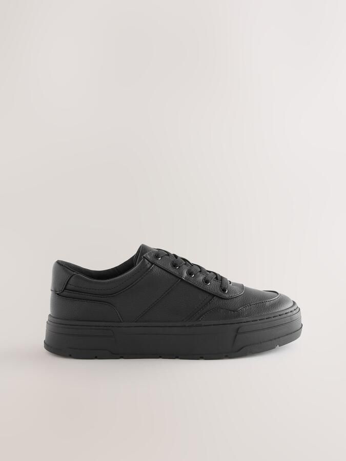 Next Dames Cleat grove vetersneakers Zwart - Foto 2
