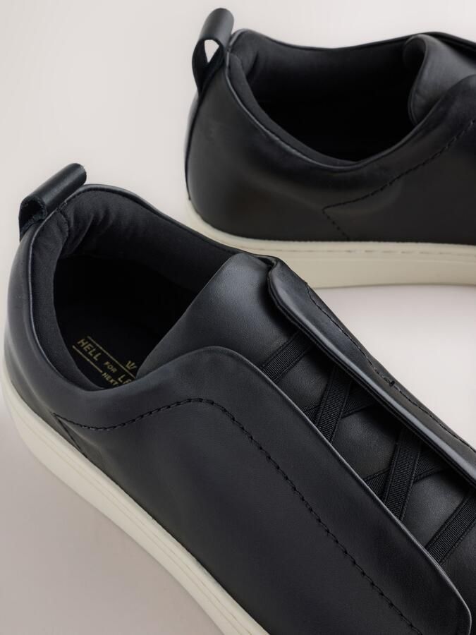 Next Heren Nette sneakers met elastische veters Zwart - Foto 4