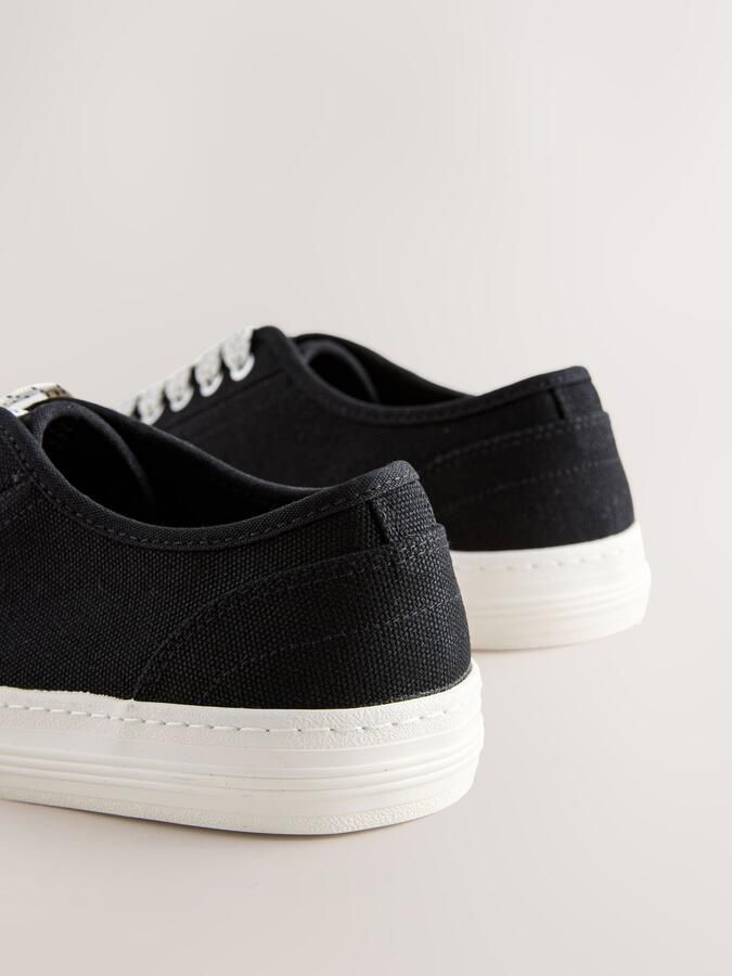 Next Dames Forever Comfort canvas honkbalschoenen Zwart - Foto 5