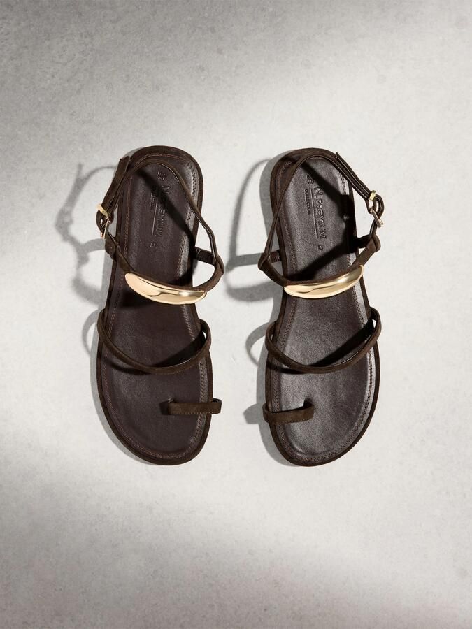 Next Teenslipper bruin - Foto 4