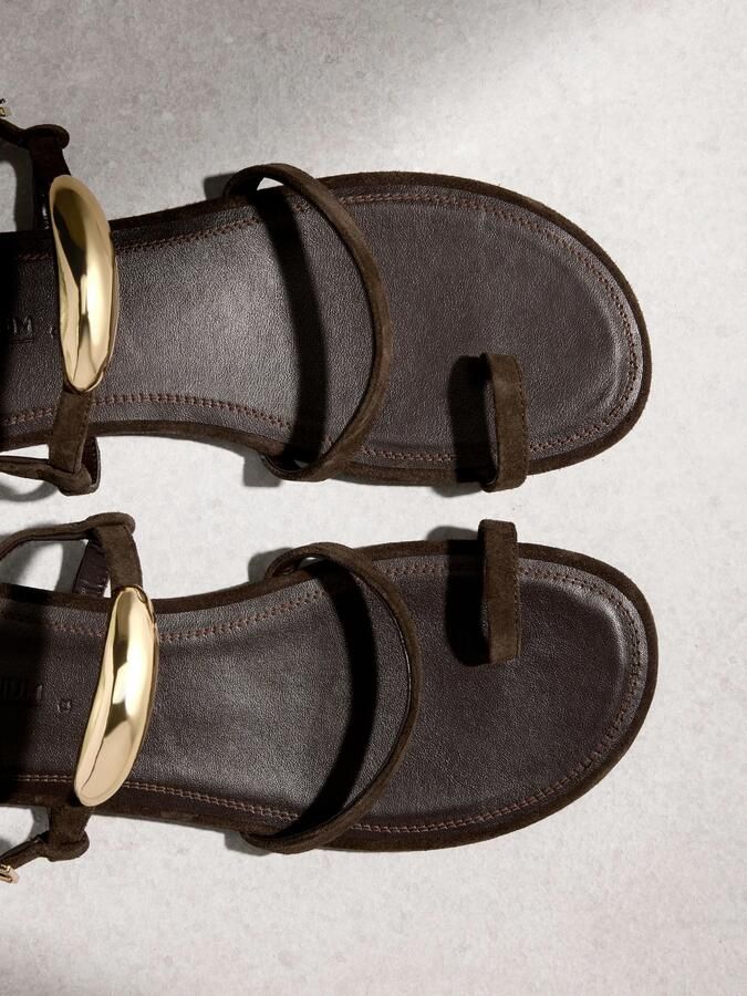 Next Teenslipper bruin - Foto 5