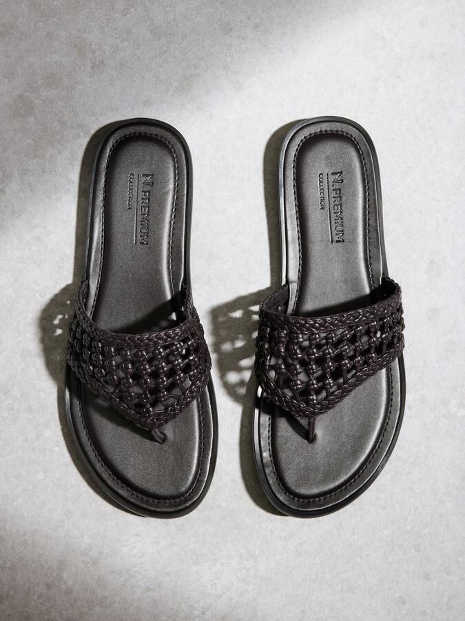 Next Teenslipper chocoladebruin - Foto 4