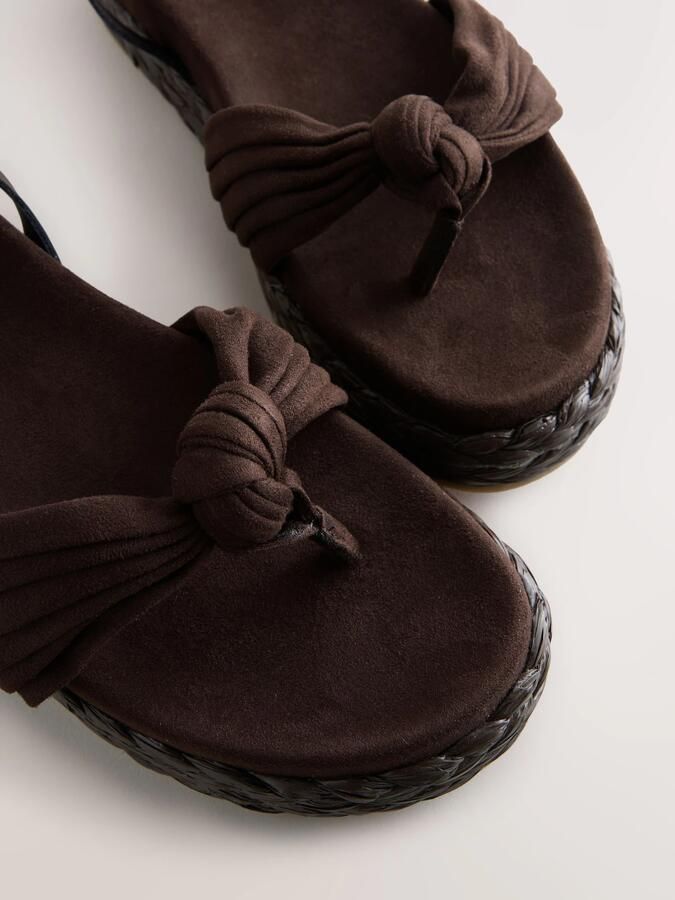 Next Teenslipper chocoladebruin - Foto 3