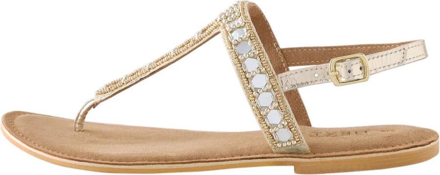 Next Teenslipper 'Forever Comfort' beige crème champagne goud