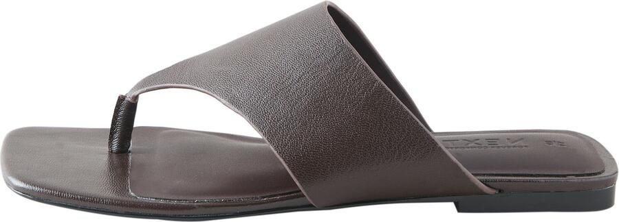 Next Teenslipper 'Forever Comfort' chocoladebruin