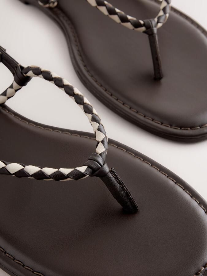 Next Teenslipper 'Forever Comfort ' crème chocoladebruin - Foto 2
