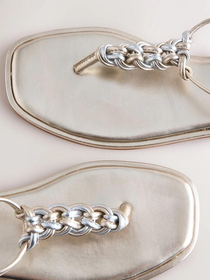 Next Teenslipper 'Forever Comfort' goud zilver - Foto 6
