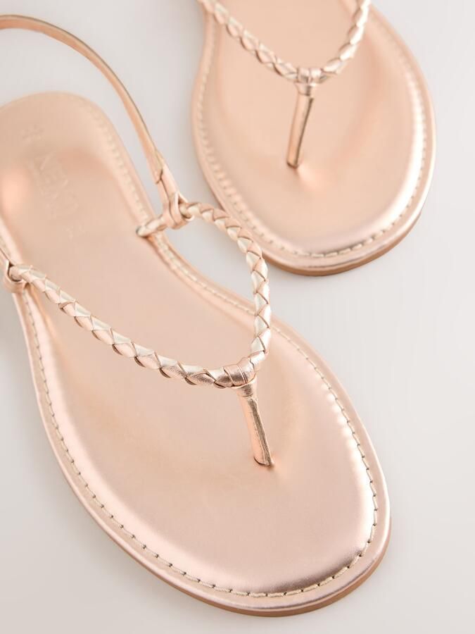 Next Teenslipper 'Forever Comfort' lichtbruin rose-goud - Foto 2