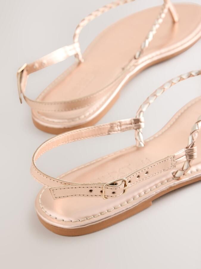Next Teenslipper 'Forever Comfort' lichtbruin rose-goud - Foto 3
