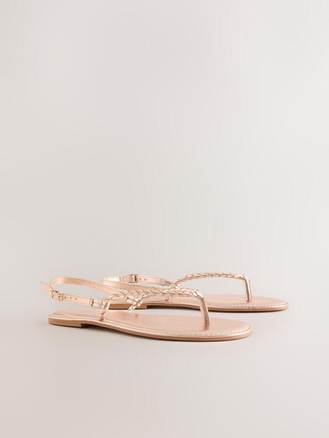 Next Teenslipper 'Forever Comfort' lichtbruin rose-goud - Foto 4